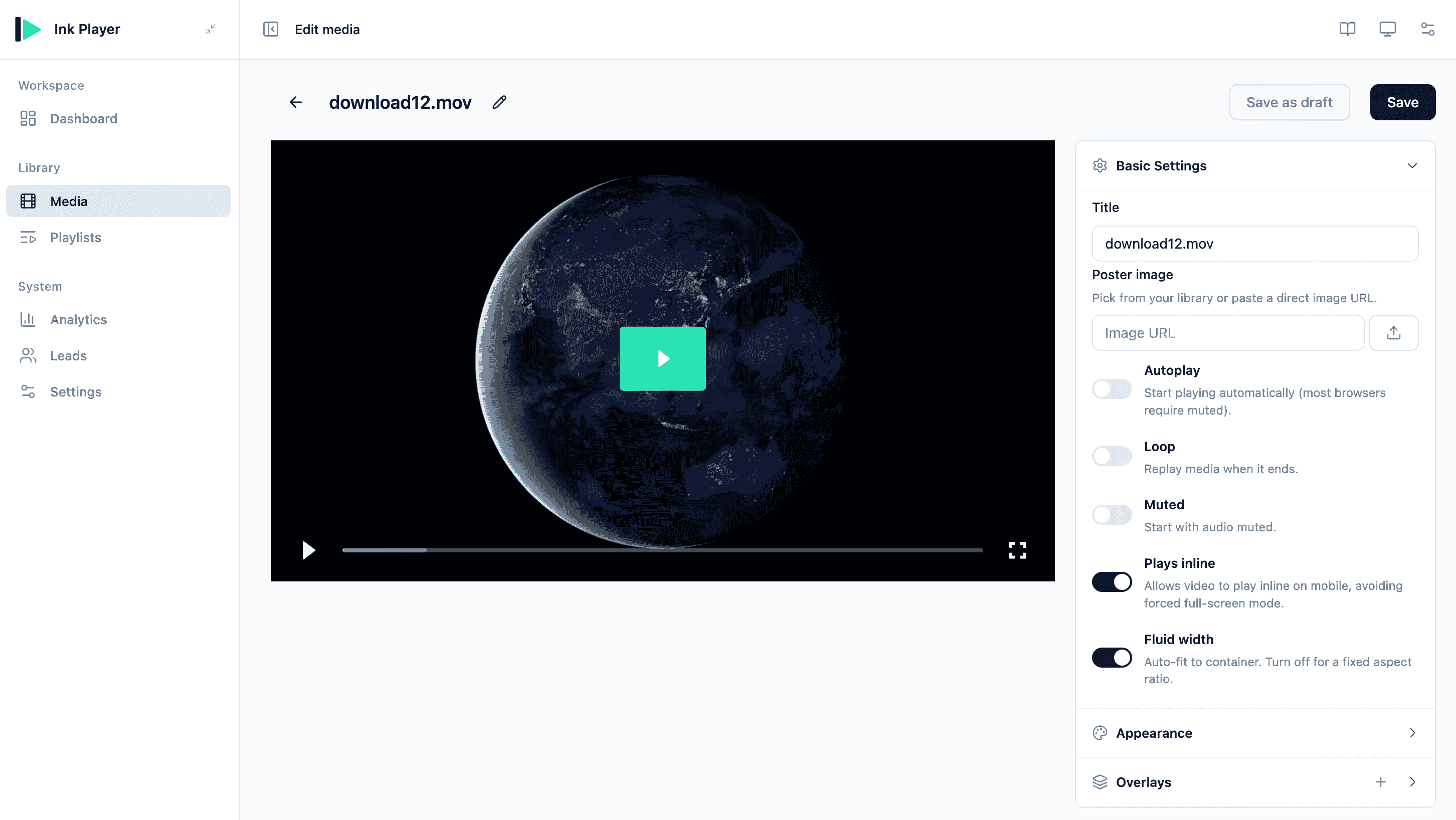 A Cloudflare R2 video rendered in the Ink Player media editor